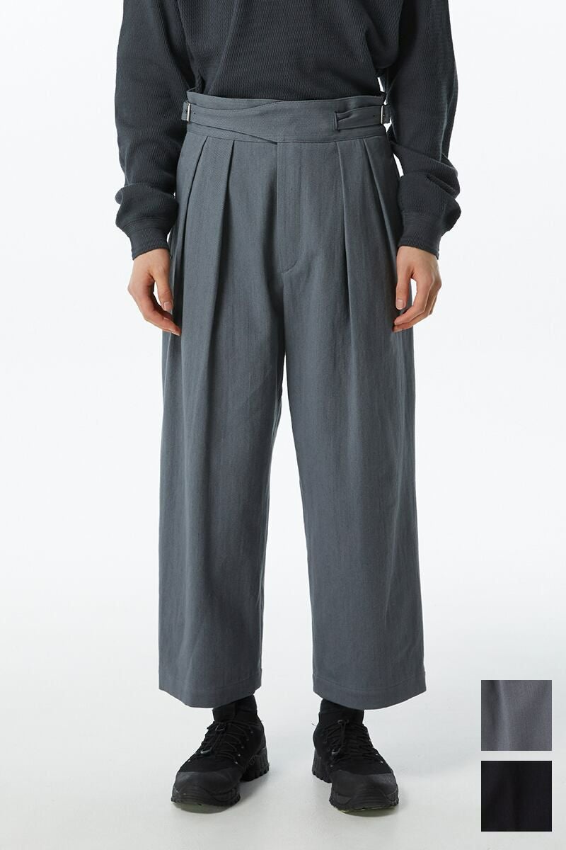 KURO(クロ) | KURO(クロ)WIDE GURKHA 2TUCK PANTS ワイドグルカ2