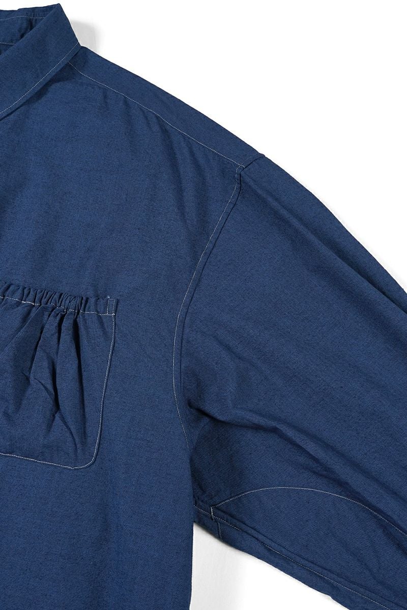 refomed(リフォメッド)WRIST PATCH WIDE SHIRT CHAMBRAY リストパッチワイドシャツ シャンブレー RESH-006 -16