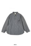 refomed(リフォメッド)WRIST PATCH WIDE SHIRT CHAMBRAY リストパッチワイドシャツ シャンブレー RESH-006 -22