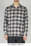 SUGARHILL(シュガーヒル)YAK OMBRE PLAID OPEN COLLAR BLOUSE ヤクオンブレプレイド オープンカラーブラウス 2441000501 -9