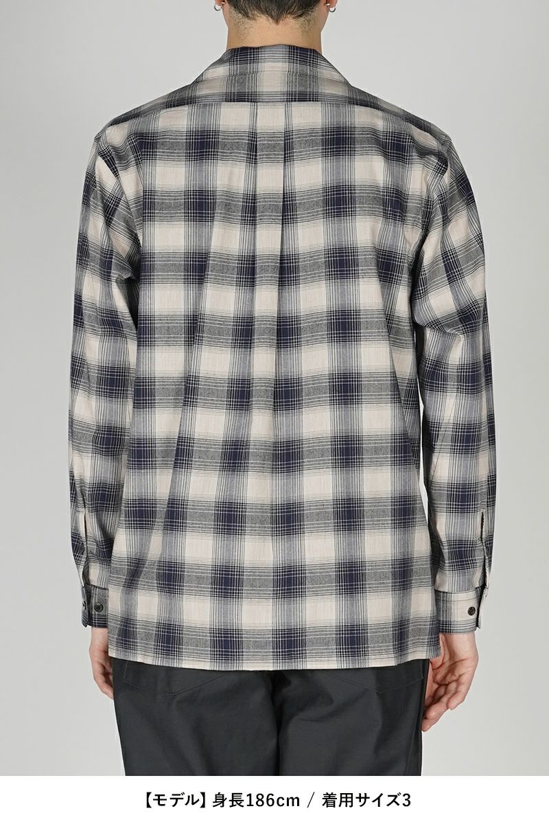 SUGARHILL(シュガーヒル)YAK OMBRE PLAID OPEN COLLAR BLOUSE ヤクオンブレプレイド オープンカラーブラウス 2441000501 -11
