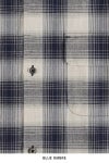 SUGARHILL(シュガーヒル)YAK OMBRE PLAID OPEN COLLAR BLOUSE ヤクオンブレプレイド オープンカラーブラウス 2441000501 -22