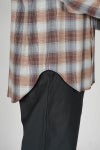 SUGARHILL(シュガーヒル)YAK OMBRE PLAID REGULAR COLLAR BLOUSE ヤクオンブレプレイド レギュラーカラーブラウス 2441000504 -4