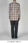SUGARHILL(シュガーヒル)YAK OMBRE PLAID REGULAR COLLAR BLOUSE ヤクオンブレプレイド レギュラーカラーブラウス 2441000504 -6