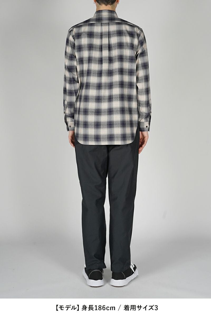 SUGARHILL(シュガーヒル)YAK OMBRE PLAID REGULAR COLLAR BLOUSE ヤクオンブレプレイド レギュラーカラーブラウス 2441000504 -8