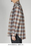SUGARHILL(シュガーヒル)YAK OMBRE PLAID REGULAR COLLAR BLOUSE ヤクオンブレプレイド レギュラーカラーブラウス 2441000504 -10