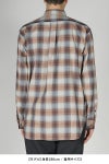 SUGARHILL(シュガーヒル)YAK OMBRE PLAID REGULAR COLLAR BLOUSE ヤクオンブレプレイド レギュラーカラーブラウス 2441000504 -11