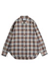 SUGARHILL(シュガーヒル)YAK OMBRE PLAID REGULAR COLLAR BLOUSE ヤクオンブレプレイド レギュラーカラーブラウス 2441000504 -12