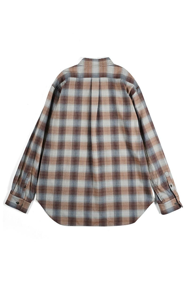 SUGARHILL(シュガーヒル)YAK OMBRE PLAID REGULAR COLLAR BLOUSE ヤクオンブレプレイド レギュラーカラーブラウス 2441000504 -13