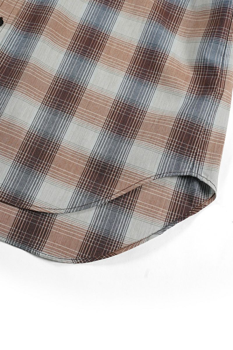 SUGARHILL(シュガーヒル)YAK OMBRE PLAID REGULAR COLLAR BLOUSE ヤクオンブレプレイド レギュラーカラーブラウス 2441000504 -19