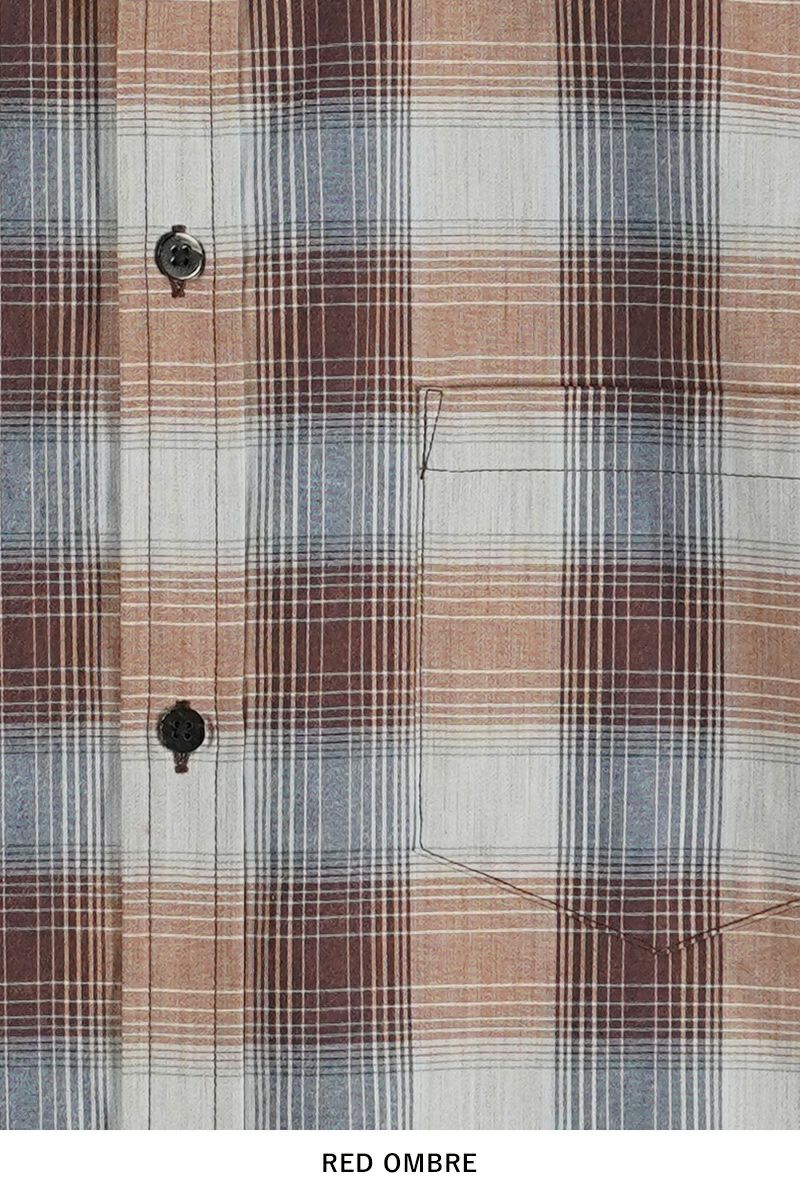 SUGARHILL(シュガーヒル)YAK OMBRE PLAID REGULAR COLLAR BLOUSE ヤクオンブレプレイド レギュラーカラーブラウス 2441000504 -21