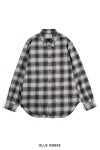 SUGARHILL(シュガーヒル)YAK OMBRE PLAID REGULAR COLLAR BLOUSE ヤクオンブレプレイド レギュラーカラーブラウス 2441000504 -22