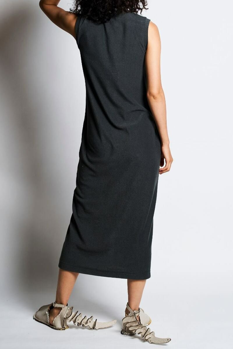 YOHEI OHNO(ヨーヘイオオノ)YOHEI OHNO(ヨーヘイオオノ) front shirring pile dress フロントシャーリングパイルドレス OH-21S-DR6 -4