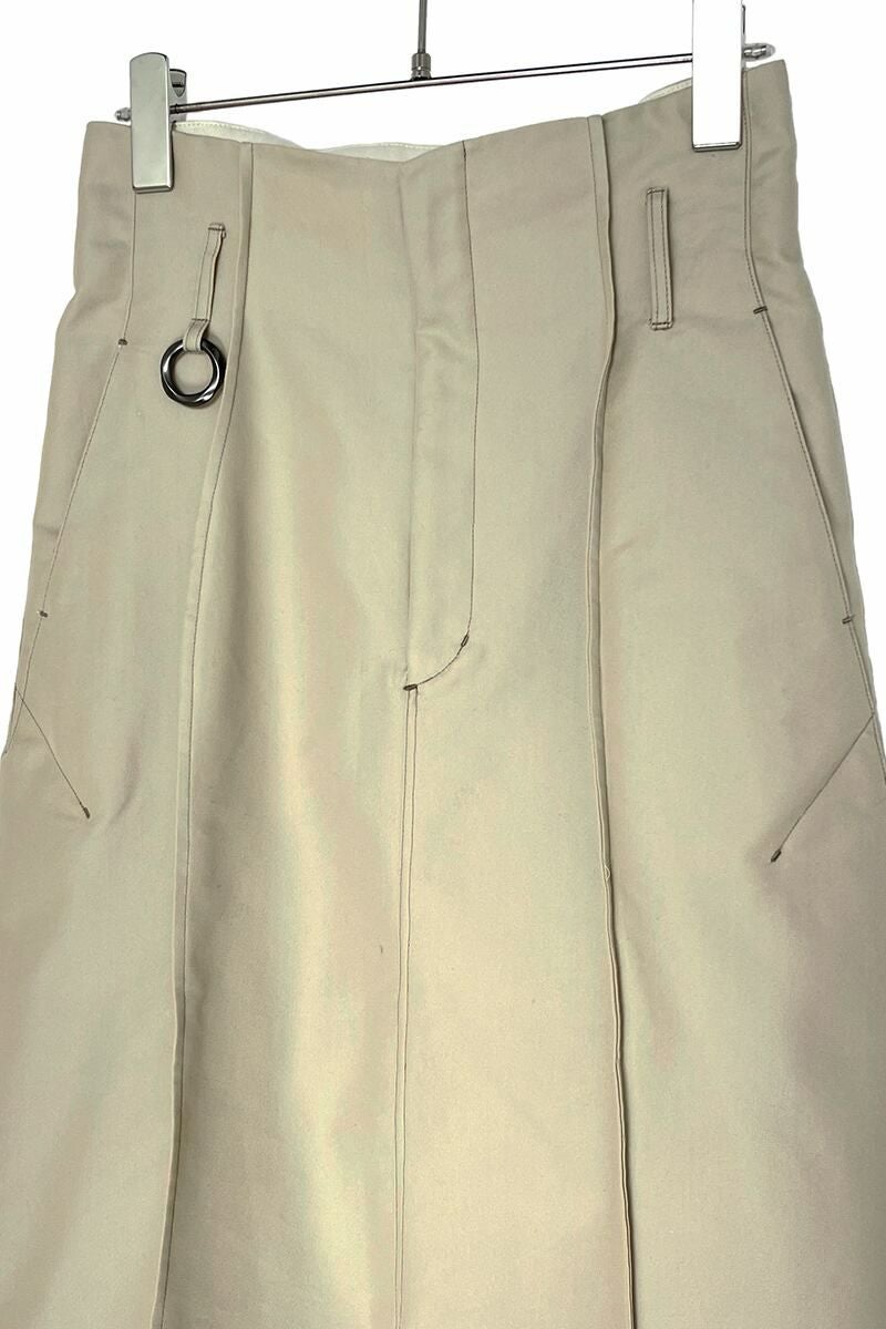 YOHEI OHNO(ヨーヘイオオノ)YOHEI OHNO(ヨーヘイオオノ) our basic skirt アワーベーシックスカート OH-22S-SK1-A -3