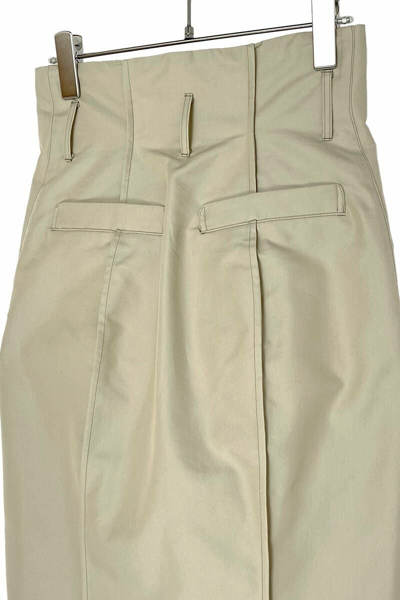 YOHEI OHNO(ヨーヘイオオノ)YOHEI OHNO(ヨーヘイオオノ) our basic skirt アワーベーシックスカート OH-22S-SK1-A -4