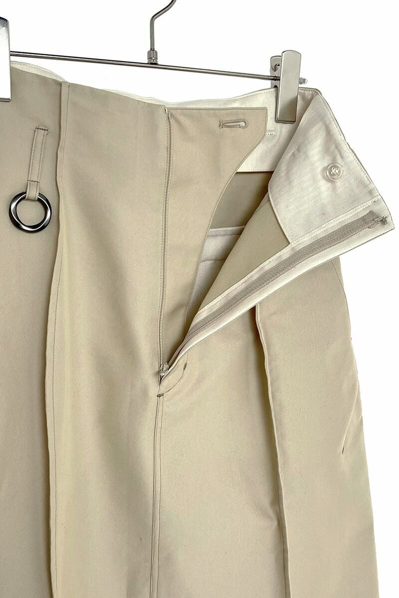 YOHEI OHNO(ヨーヘイオオノ)YOHEI OHNO(ヨーヘイオオノ) our basic skirt アワーベーシックスカート OH-22S-SK1-A -5