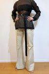 YOHEI OHNO(ヨーヘイオオノ)YOHEI OHNO(ヨーヘイオオノ) our basic trousers アワーベーシックトラウザース OH-22S-PT1-B -6