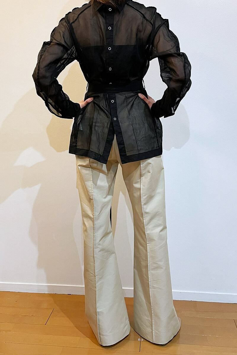 YOHEI OHNO(ヨーヘイオオノ)YOHEI OHNO(ヨーヘイオオノ) our basic trousers アワーベーシックトラウザース OH-22S-PT1-B -8