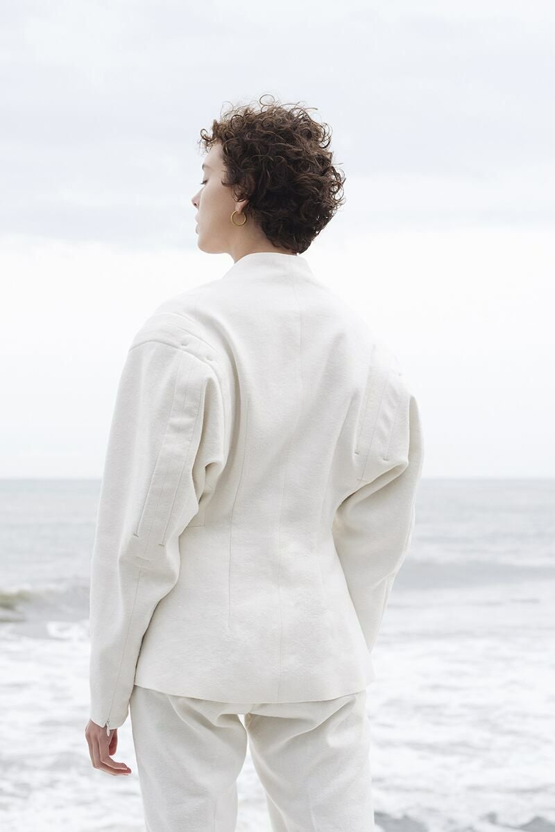 YOHEI OHNO(ヨーヘイオオノ)YOHEI OHNO(ヨーヘイオオノ) ラウンドスリーブジャケット Round Sleeve Jacket OH-20S-JK1 -3