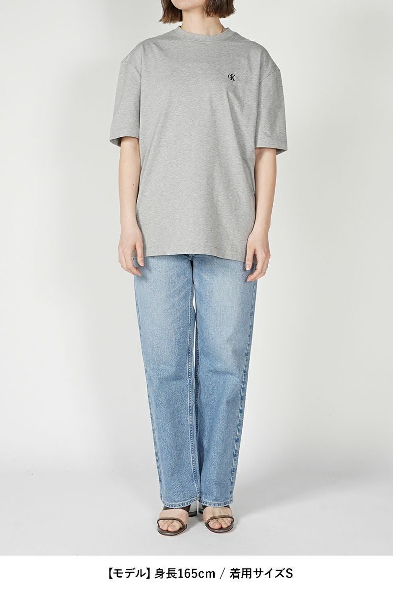 Calvin Klein(カルバン クライン)アーカイブロゴ リラックスクルーネックTシャツ 40HM229 -14