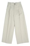 Liyoca(リヨカ)コットンヘビーフレンチ タックワイドパンツ J9307 -1