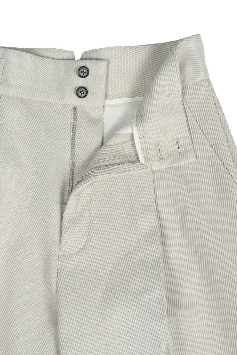 Liyoca(リヨカ)コットンヘビーフレンチ タックワイドパンツ J9307 -4