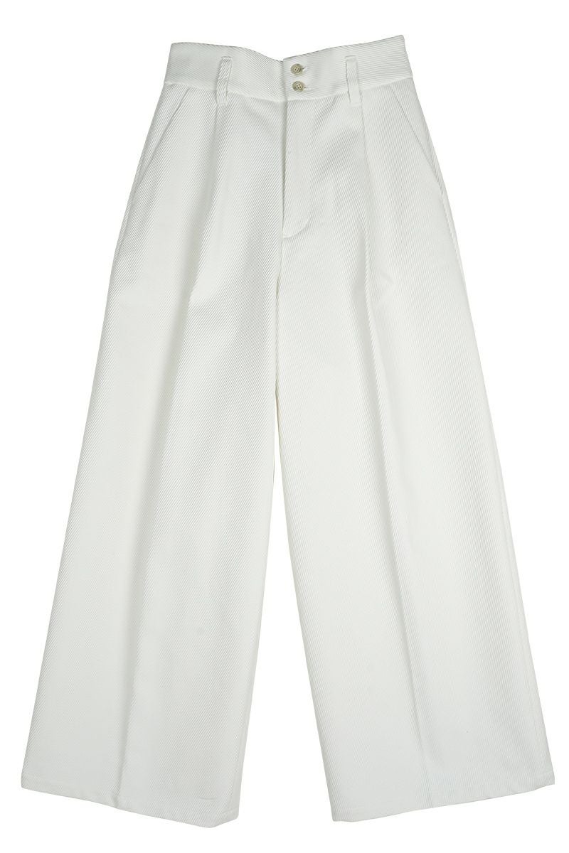 Liyoca(リヨカ)コットンヘビーフレンチ タックワイドパンツ J9307 -9