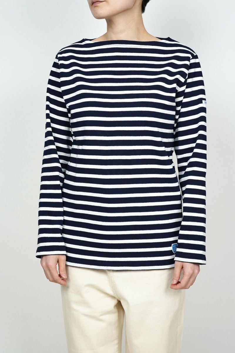 ORCIVAL(オーシバル)コットンロード フレンチバスクシャツ MEN CLWEZ/B211 -14