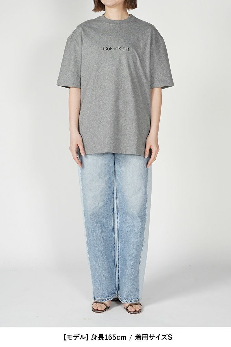Calvin Klein(カルバン クライン)スタンダードロゴ リラックス クルーネックTシャツ 40HM228 -13