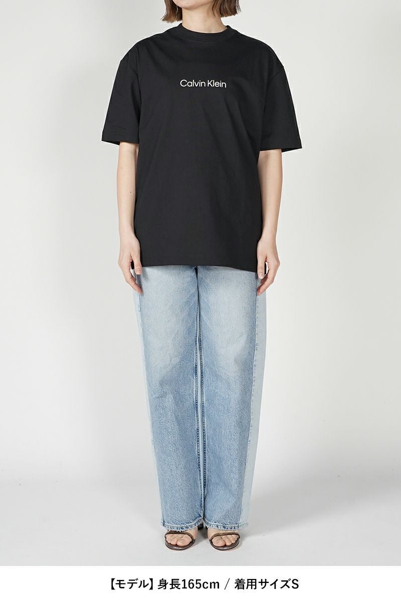 Calvin Klein(カルバン クライン)スタンダードロゴ リラックス クルーネックTシャツ 40HM228 -15