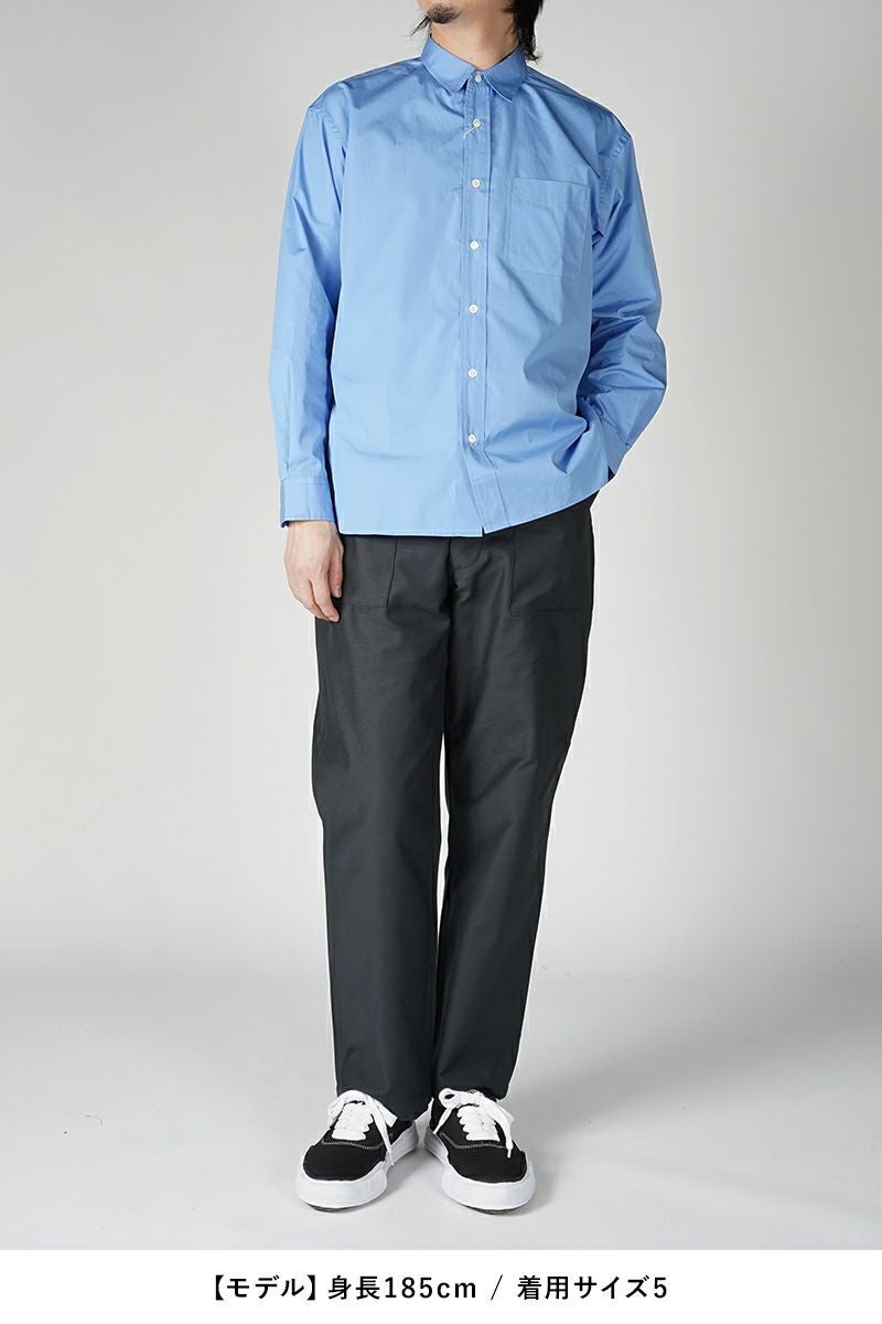 CIOTA (シオタ)スビンコットン ムラ糸バックサテン ベイカーパンツ PTLM-129 -6