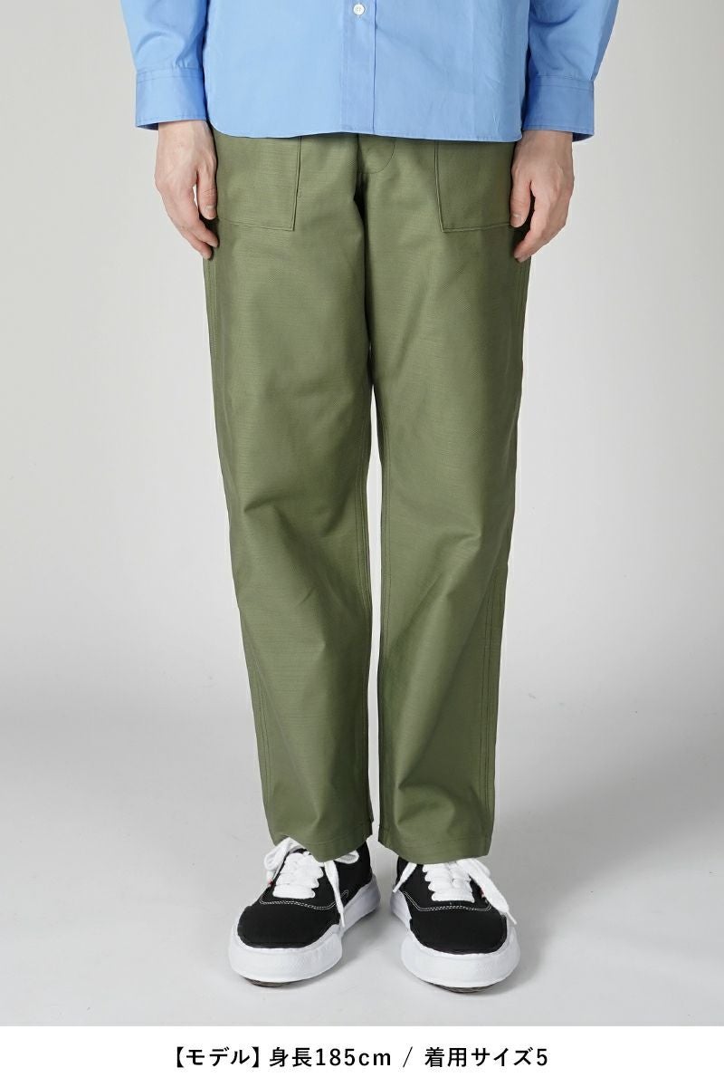 CIOTA (シオタ)スビンコットン ムラ糸バックサテン ベイカーパンツ PTLM-129 -7