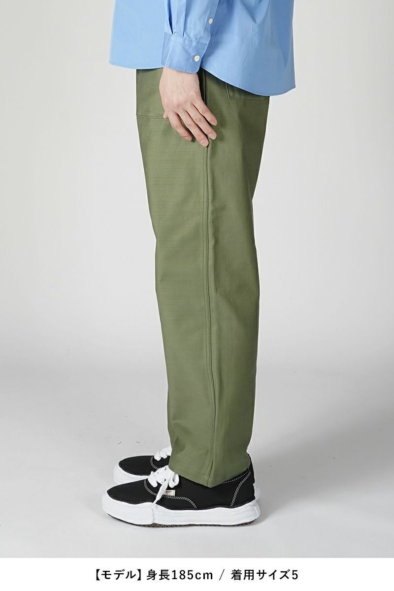 CIOTA (シオタ)スビンコットン ムラ糸バックサテン ベイカーパンツ PTLM-129 -8