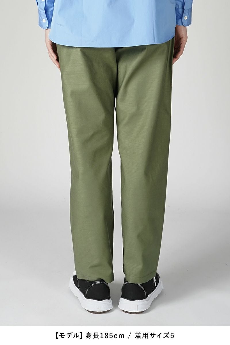 CIOTA (シオタ)スビンコットン ムラ糸バックサテン ベイカーパンツ PTLM-129 -9