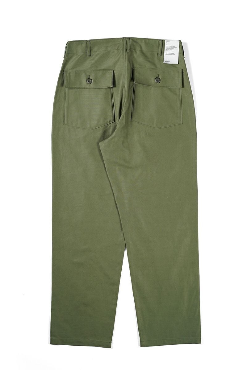 CIOTA (シオタ)スビンコットン ムラ糸バックサテン ベイカーパンツ PTLM-129 -11