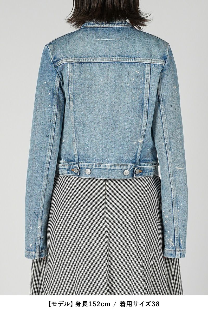 MM6 Maison Margiela(エムエムシックス)ダメージデニムジャケット S52AM0287S30589 -9