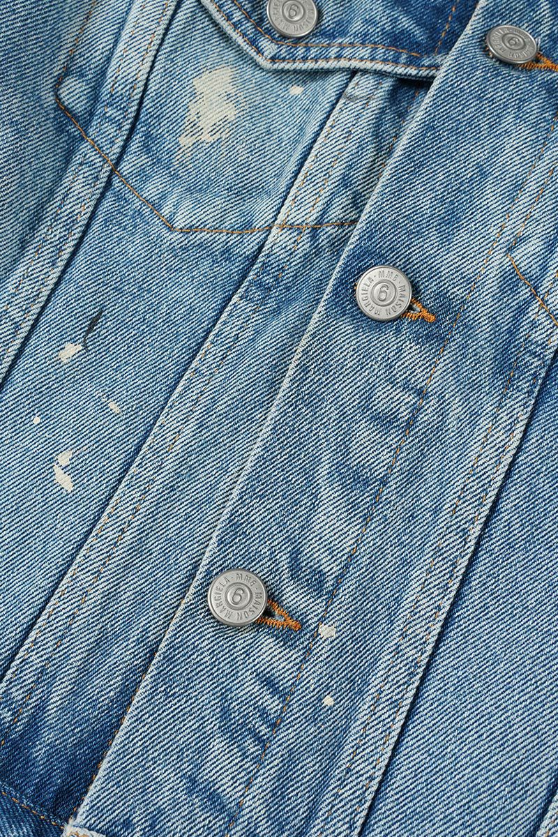 MM6 Maison Margiela(エムエムシックス)ダメージデニムジャケット S52AM0287S30589 -14