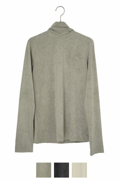 Audrey and John Wadトリアセベロアタートルネックプルオーバー ウォッシャブル H7928