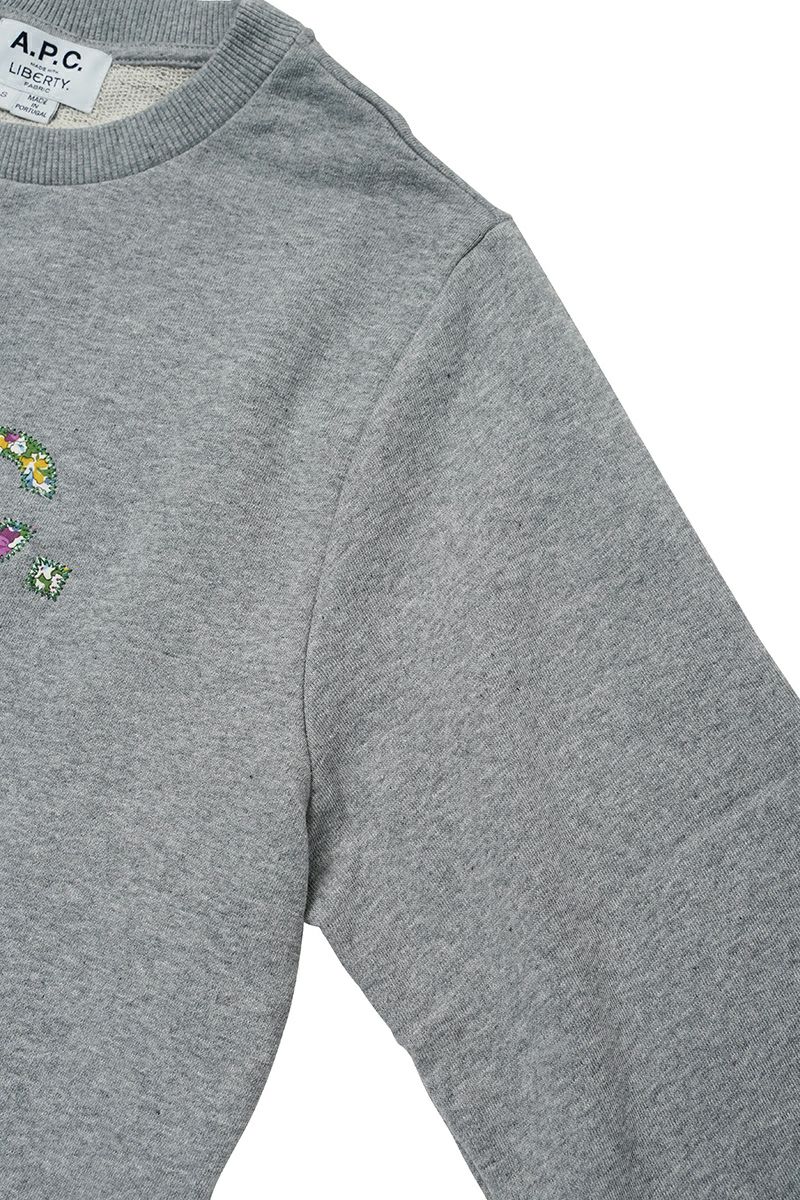 A.P.C(アーペーセー)フローラルスウェットシャツ F 23233196331 -4
