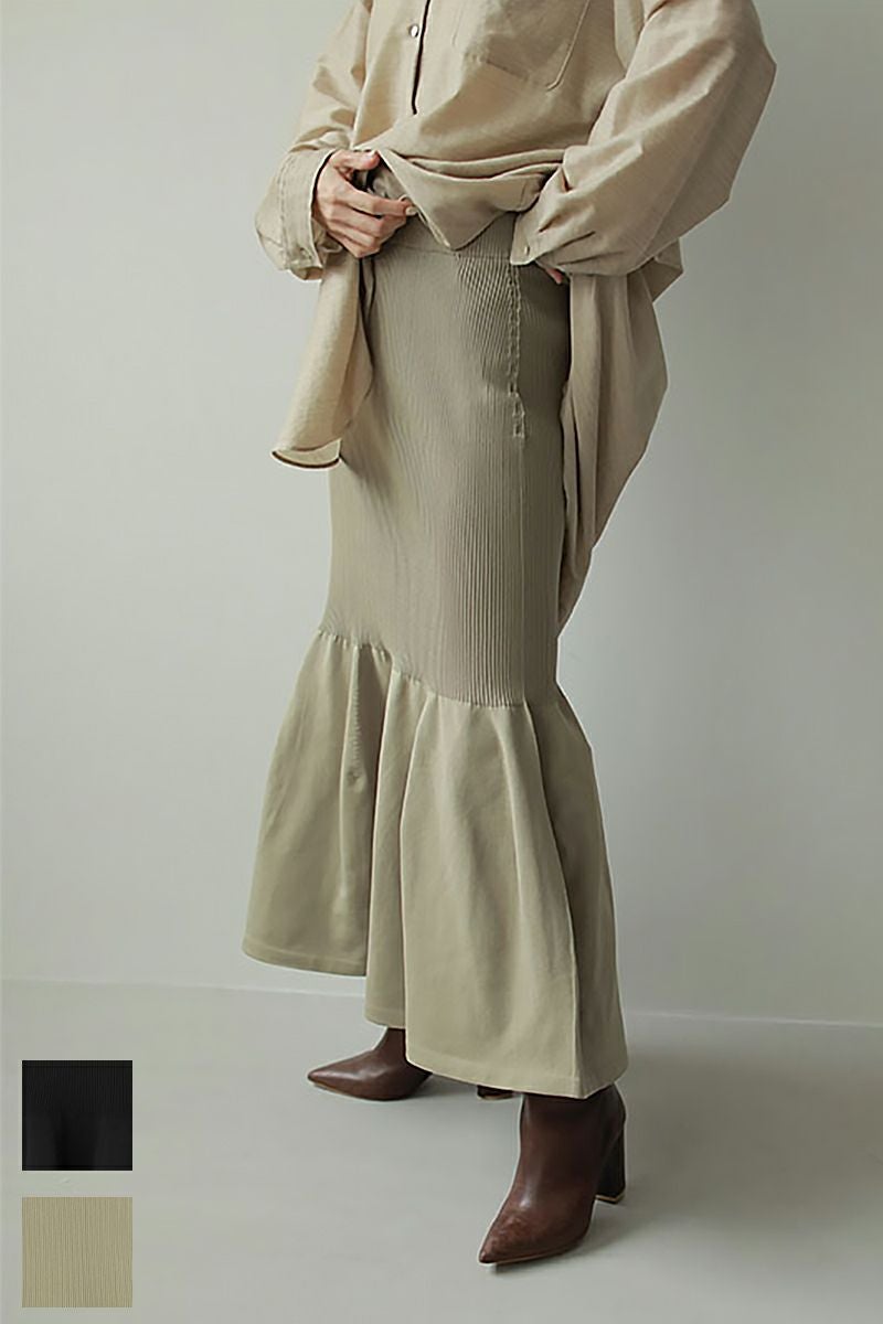 ETRE TOKYO(エトレトウキョウ)ホールガーメントマーメイドニットスカート 1222621121