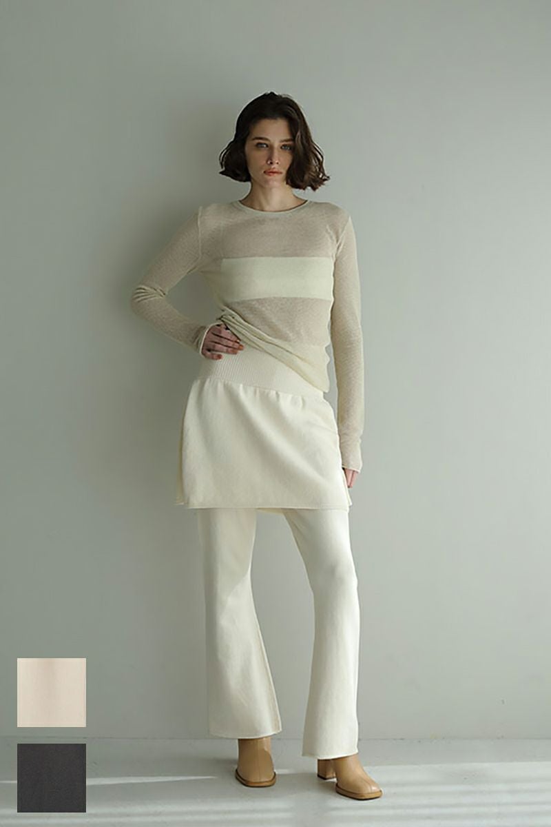 ETRE TOKYO(エトレトウキョウ)マルチウェイニットパンツ 1224220037