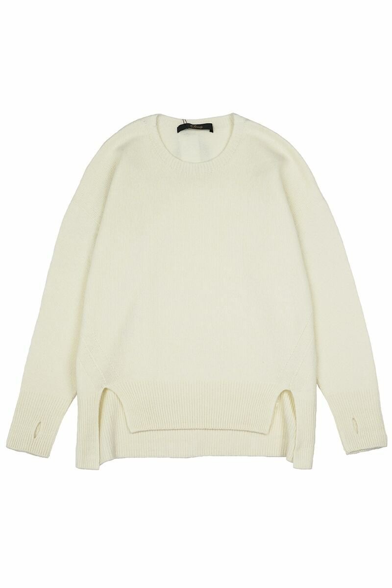 squady(スカディ)ラムズウールホールガーメントクルーネックプルオーバーニット 604-3775 -7