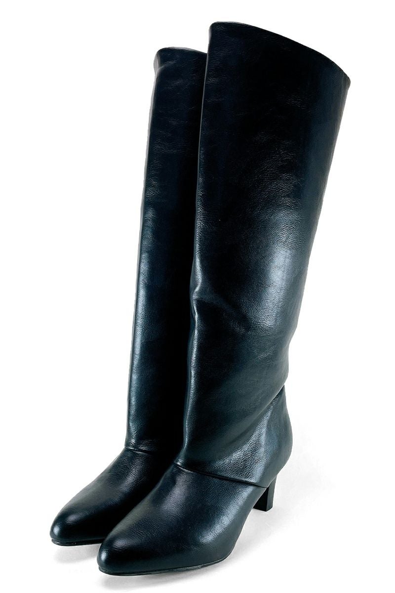 atelier brugge(アトリエブルージュ)ワイドロングブーツ 22ISM-46 -1