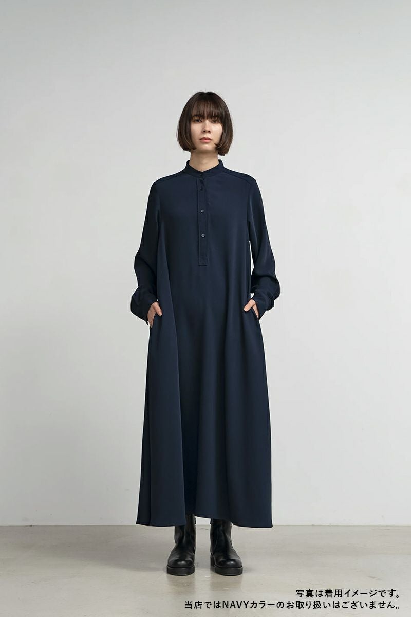 Graphpaper(グラフペーパー)Satin Band Collar Dress サテンバンドカラードレス GL243-60222B -1