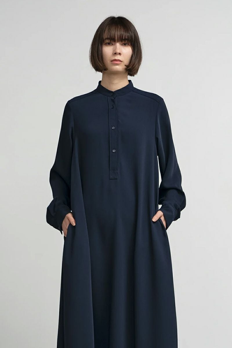 Graphpaper(グラフペーパー)Satin Band Collar Dress サテンバンドカラードレス GL243-60222B -4