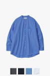 Graphpaper(グラフペーパー)Broad L/S Oversized Band Collar Shirt ブロード長袖オーバーサイズバンドカラーシャツ GM243-50002B