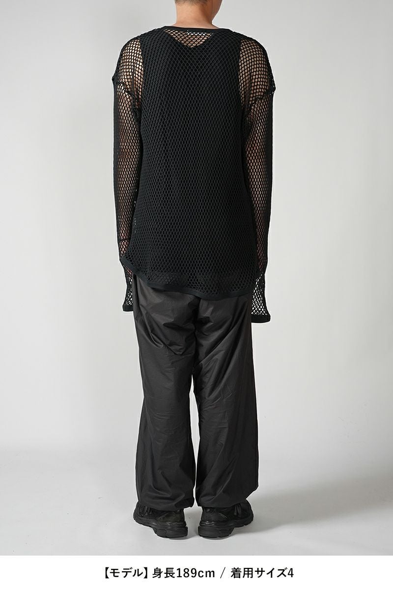 WELLDER(ウェルダー)Big Mesh Long Sleeve ビッグメッシュ長袖Tシャツ WM24AT03 -6