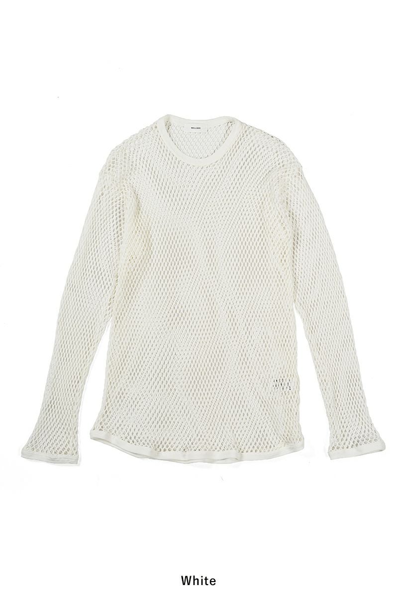 WELLDER(ウェルダー)Big Mesh Long Sleeve ビッグメッシュ長袖Tシャツ WM24AT03 -18