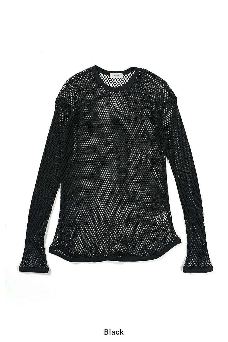 WELLDER(ウェルダー)Big Mesh Long Sleeve ビッグメッシュ長袖Tシャツ WM24AT03 -19