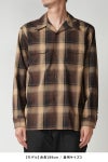 SUGARHILL(シュガーヒル)OMBRE PLAID OPEN COLLAR BLOUSE オンブレプレイドオープンカラーブラウス 2411300501 -9